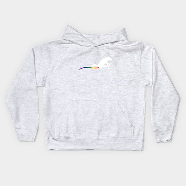 I Fart Rainbows (Unicorn) Kids Hoodie by Avalon Tees